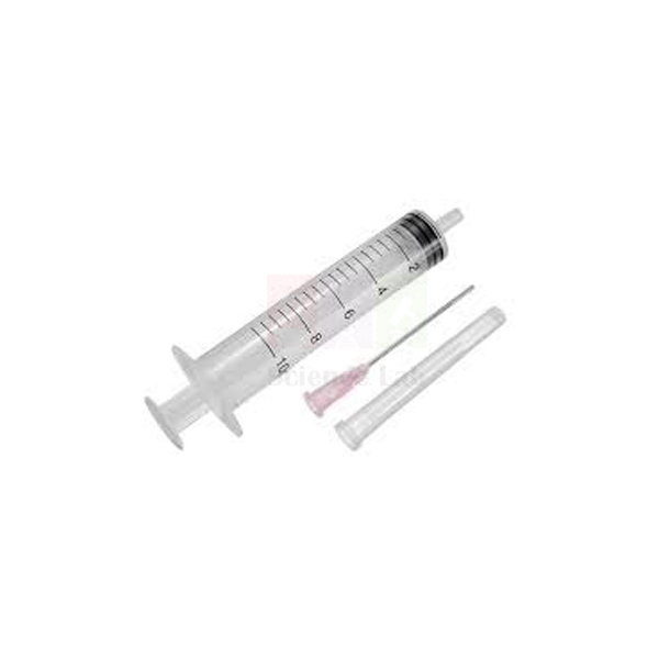 Syringe, Disposable, 10ml, W/ndl, 21G